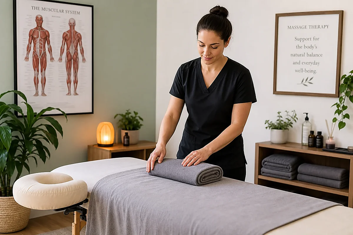 massage therapy for muscle tension and conservative pain relief (massage or chiropractor first / neck pain treatment options)